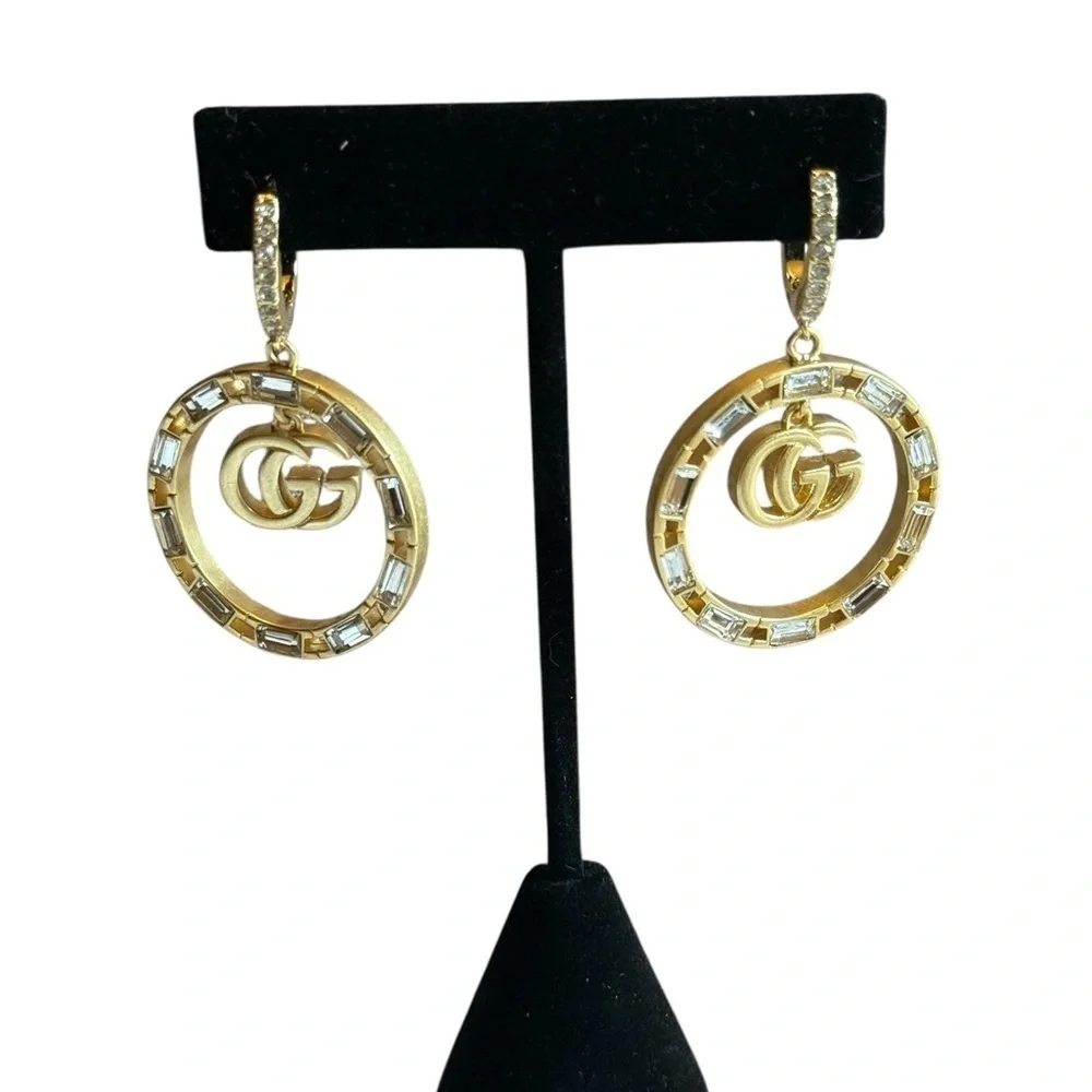 Gucci Gold Circle Earrings